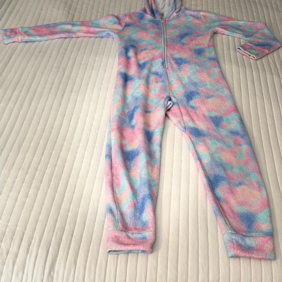 Justice Pastel Tie-Dye Pajamas size 10 - Picture 2 of 9